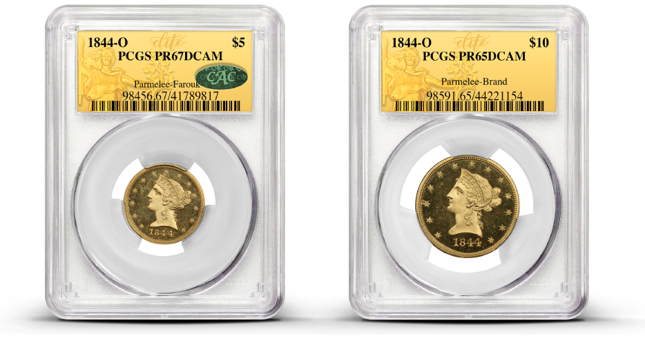 1844-O Both Proof in PCGS Holders (1)